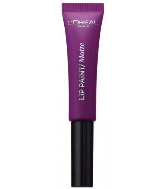 Rouge a levres l'Oréal Lip Paint Matte, n°207 Wuthering Purple