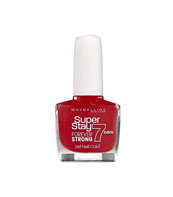 Vernis à ongles Maybelline Superstay 7 days Forever Strong n°501 Rouge Laqué