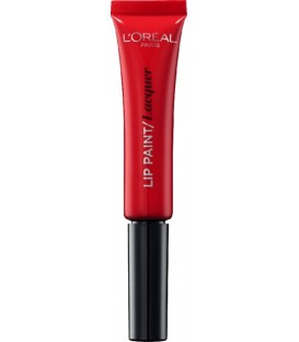 Rouge a levres l'Oréal Lip Paint Lacquer, n°105 Red Fiction